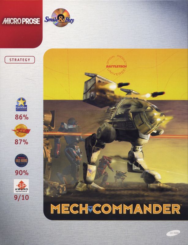 Mech Commander cover or packaging material - MobyGames