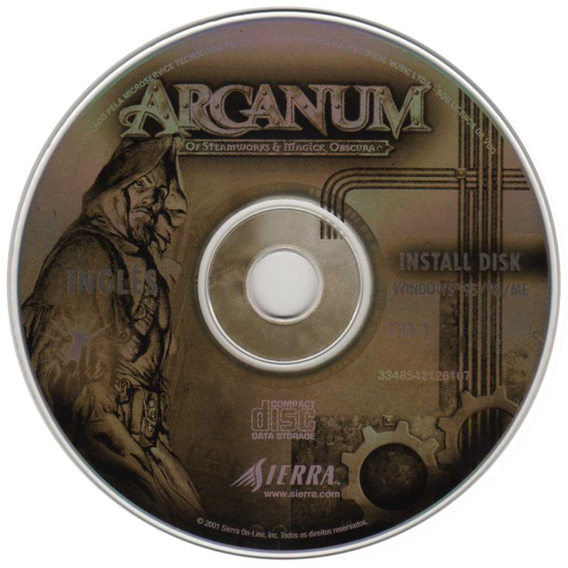Media for Arcanum: Of Steamworks & Magick Obscura (Windows) (BestSeller Series release): Disc 1 - Install