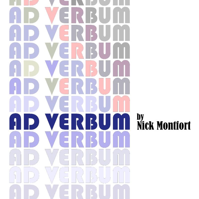 Front Cover for Ad Verbum (Browser)