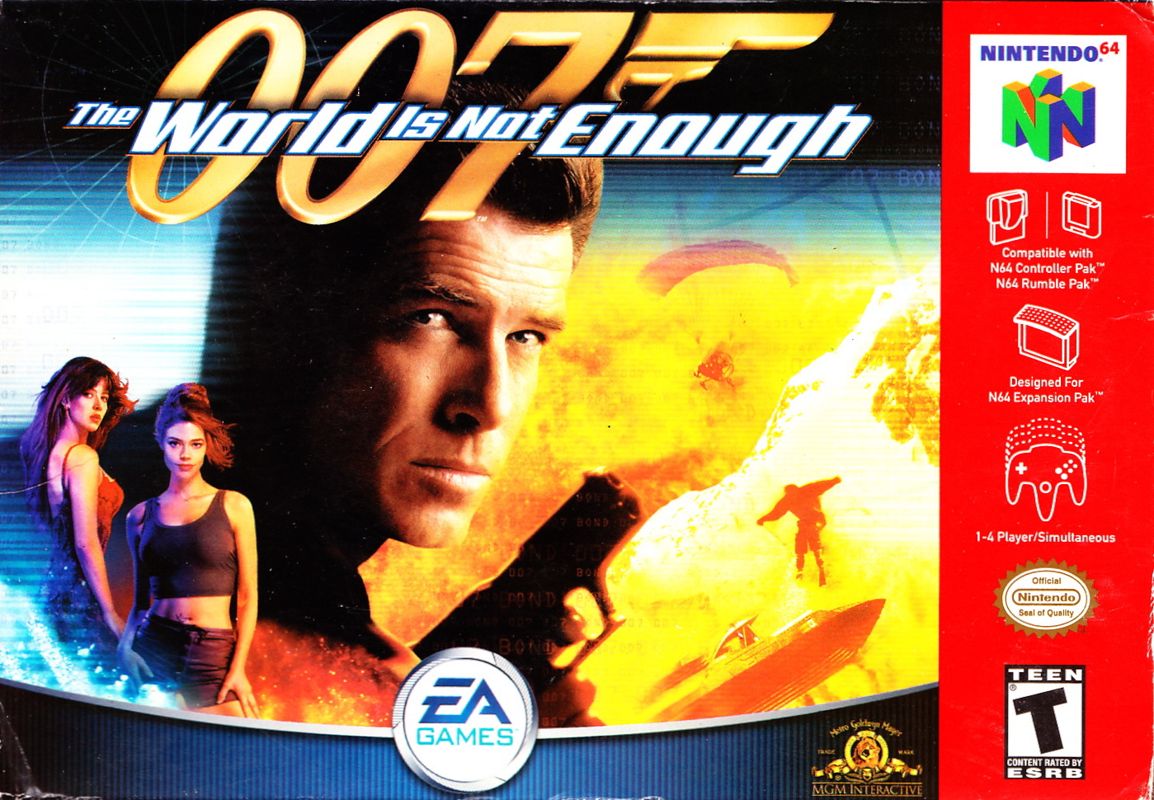 Front Cover for 007: The World Is Not Enough (Nintendo 64)