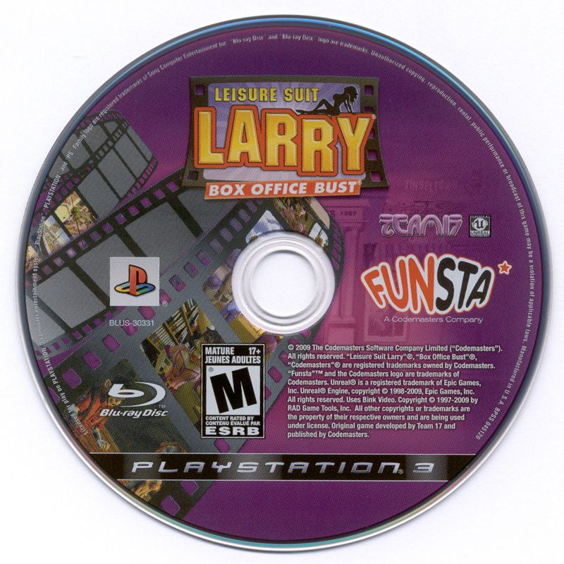 Media for Leisure Suit Larry: Box Office Bust (PlayStation 3)