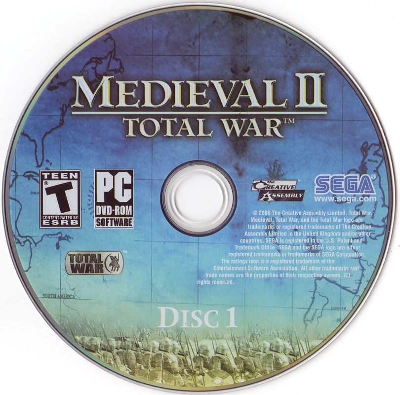 Media for Medieval II: Total War - Gold Edition (Windows): Disk 1