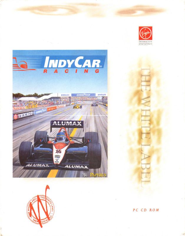 Front Cover for IndyCar Racing (DOS) (White Label release)