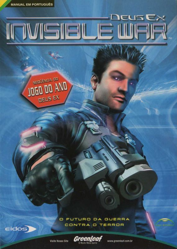 Deus Ex: Invisible War cover or packaging material - MobyGames