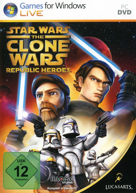 Front Cover for Star Wars: The Clone Wars - Republic Heroes (Windows)