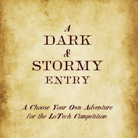 Front Cover for A Dark and Stormy Entry (Windows)