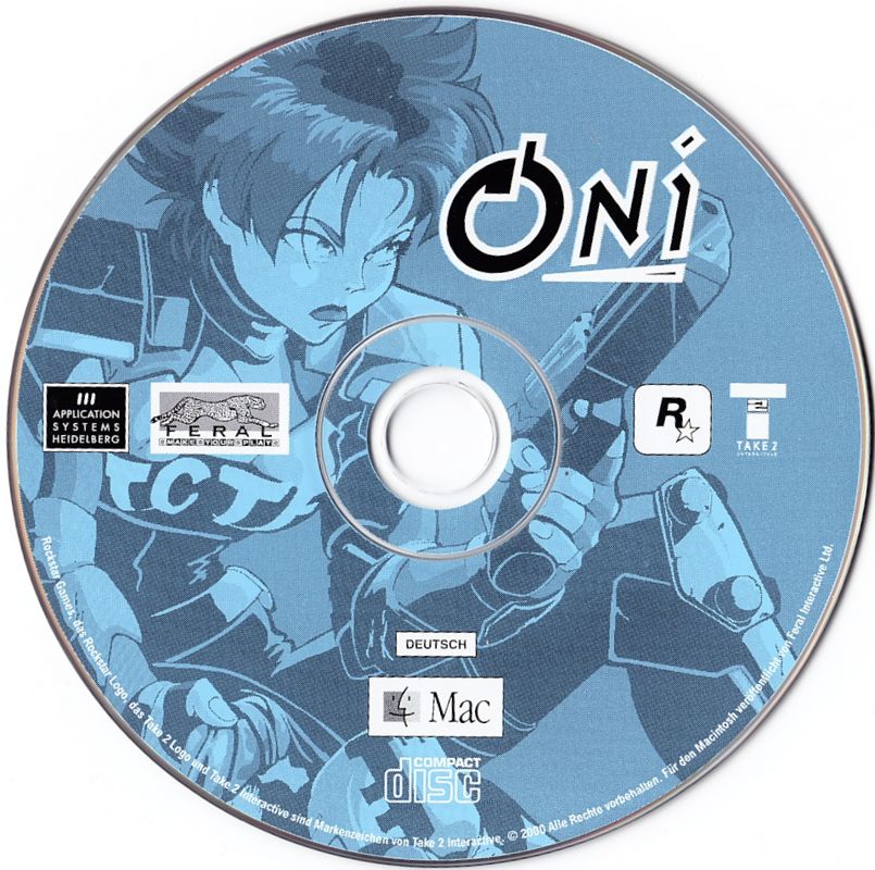 Media for Oni (Macintosh)