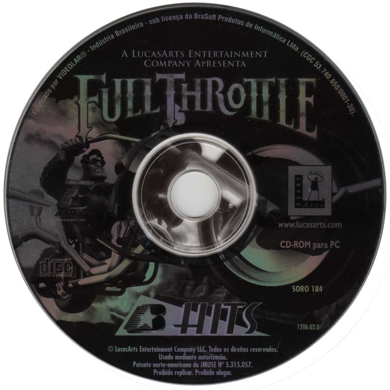 Full Throttle cover or packaging material - MobyGames