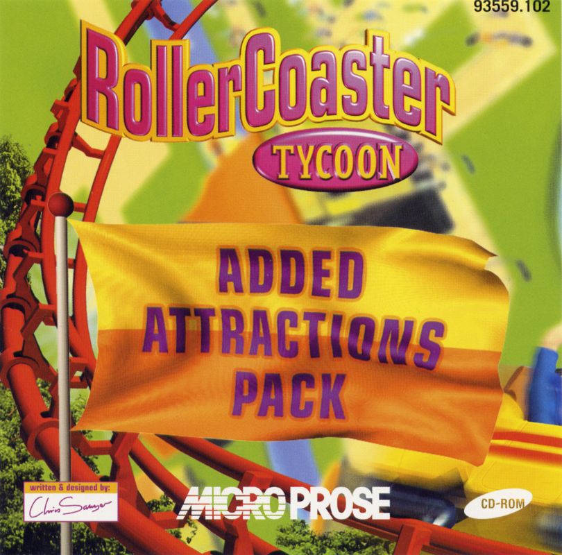 Other for RollerCoaster Tycoon: Corkscrew Follies (Windows): Jewel Case - Front