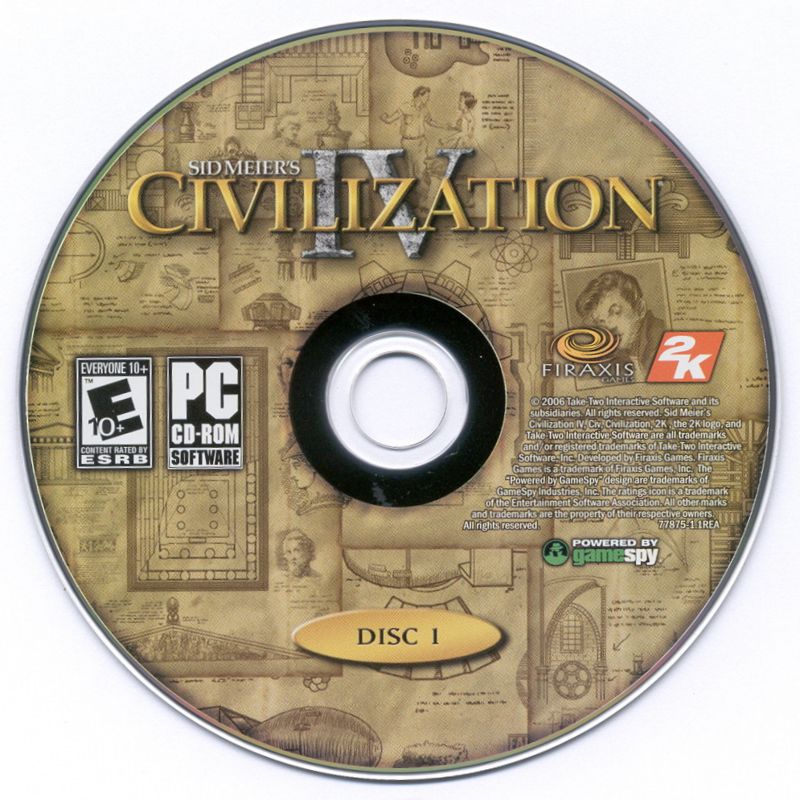 Media for Sid Meier's Civilization IV (Game of the Year Edition) (Windows): Disc 3/3