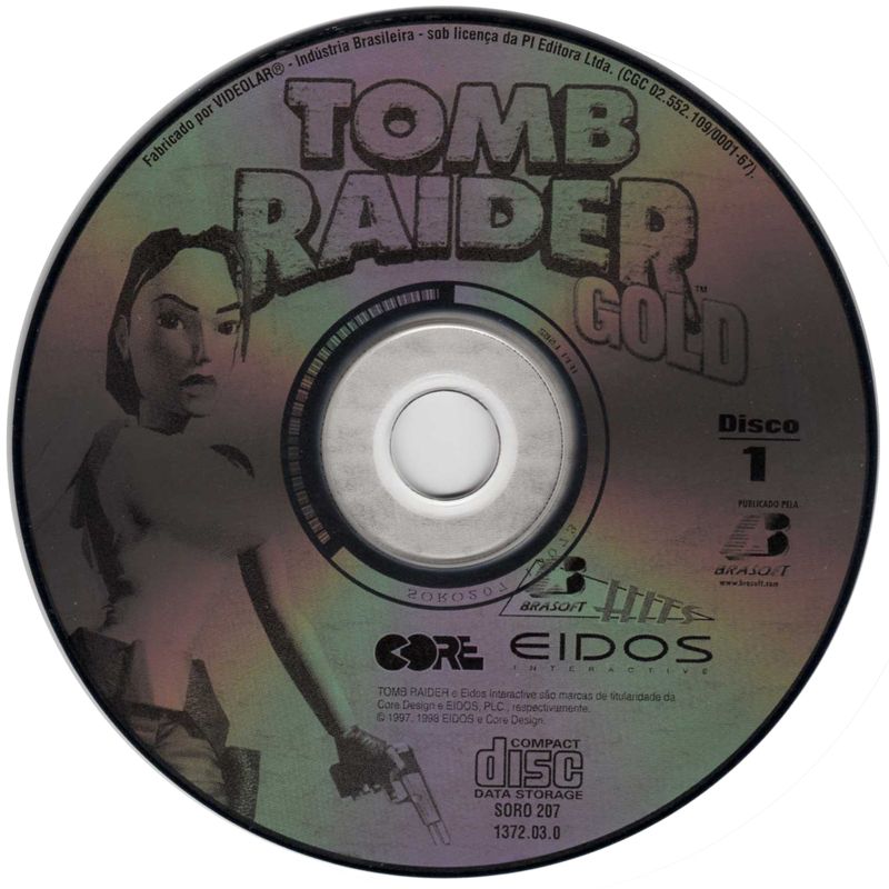 Media for Tomb Raider: Gold (DOS): Disc 1/2