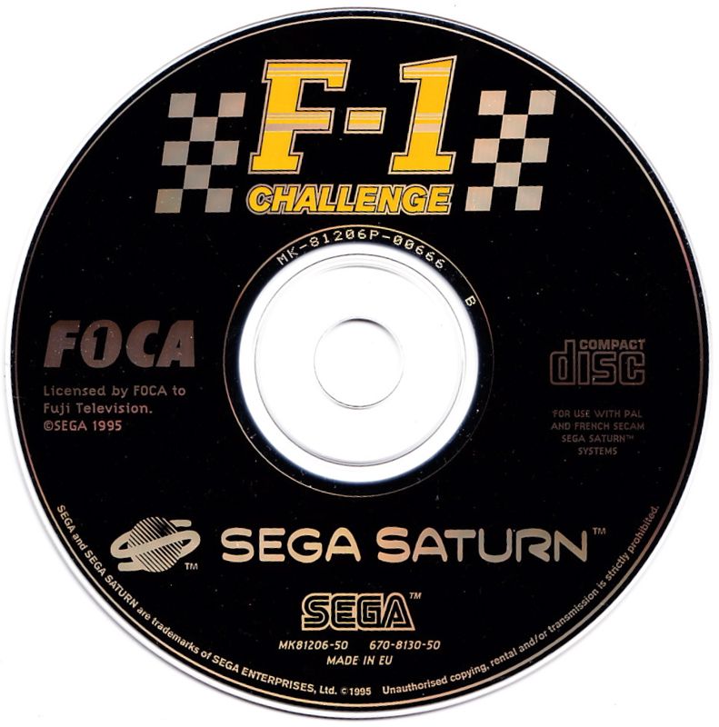 Media for F1 Challenge (SEGA Saturn)