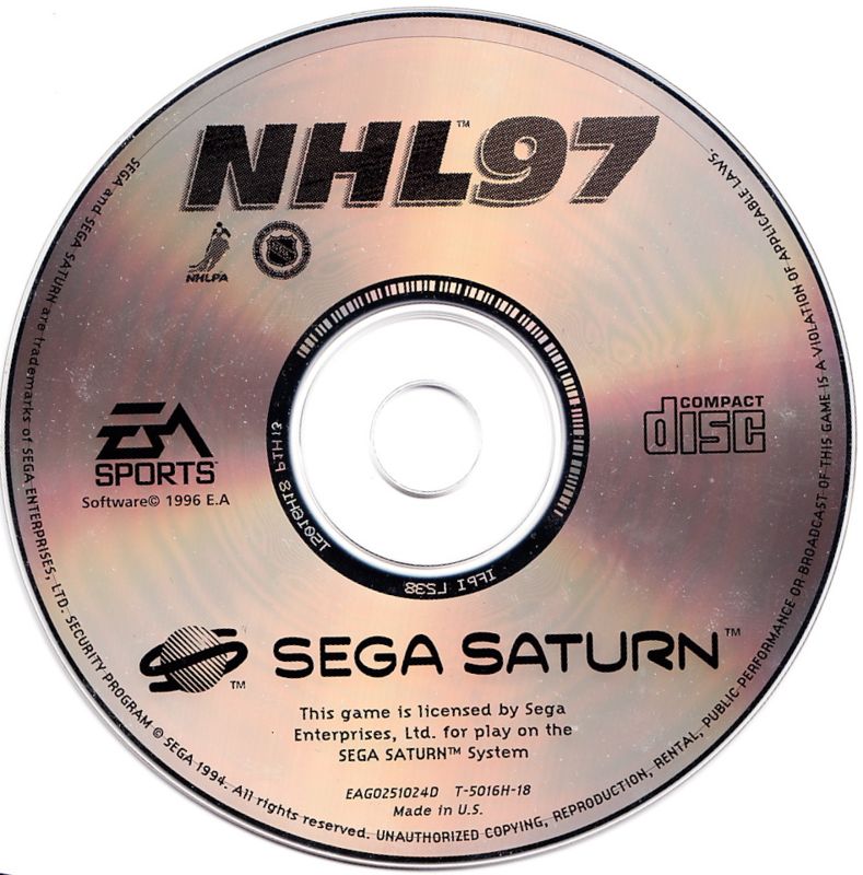 Media for NHL 97 (SEGA Saturn)