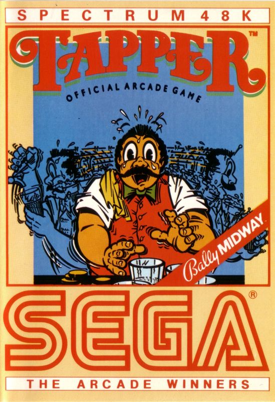 Front Cover for Tapper (ZX Spectrum)