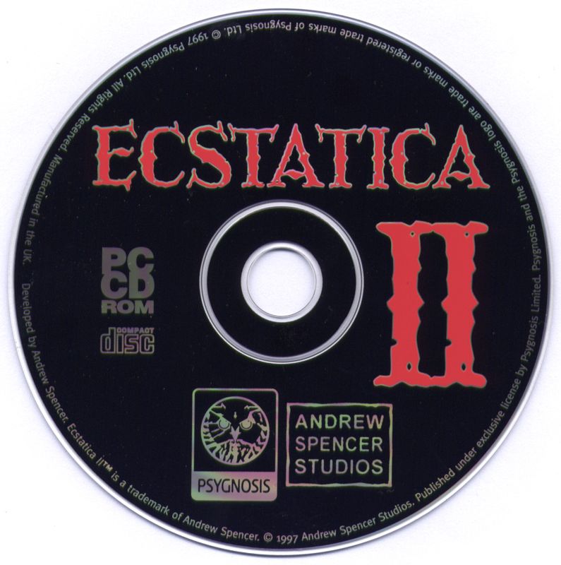 Media for Ecstatica II (DOS and Windows)