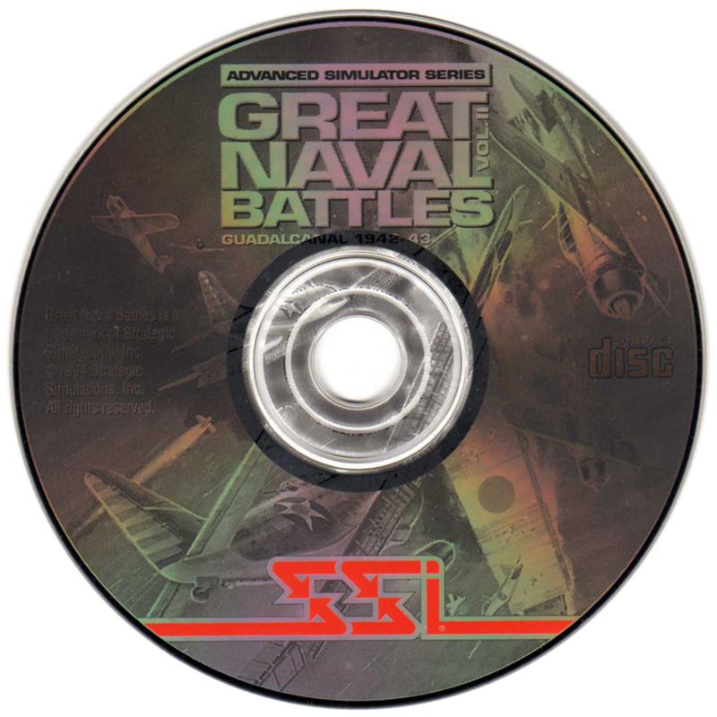 Media for Great Naval Battles Vol. II: Guadalcanal 1942-43 (DOS) (CD-Rom Version)