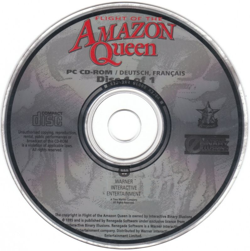 Media for Flight of the Amazon Queen (DOS) (Replay Release)