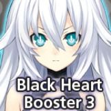 Front Cover for Hyperdimension Neptunia: Black Heart Booster 3 (PlayStation 3) (PSN release)