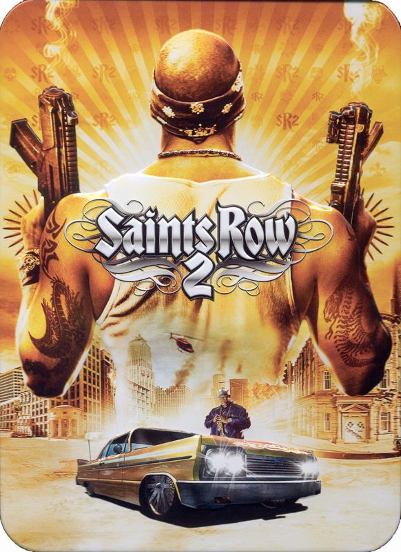 Other for Saints Row 2 (Collector's Edition) (PlayStation 3): Embossed Tin Case - Front