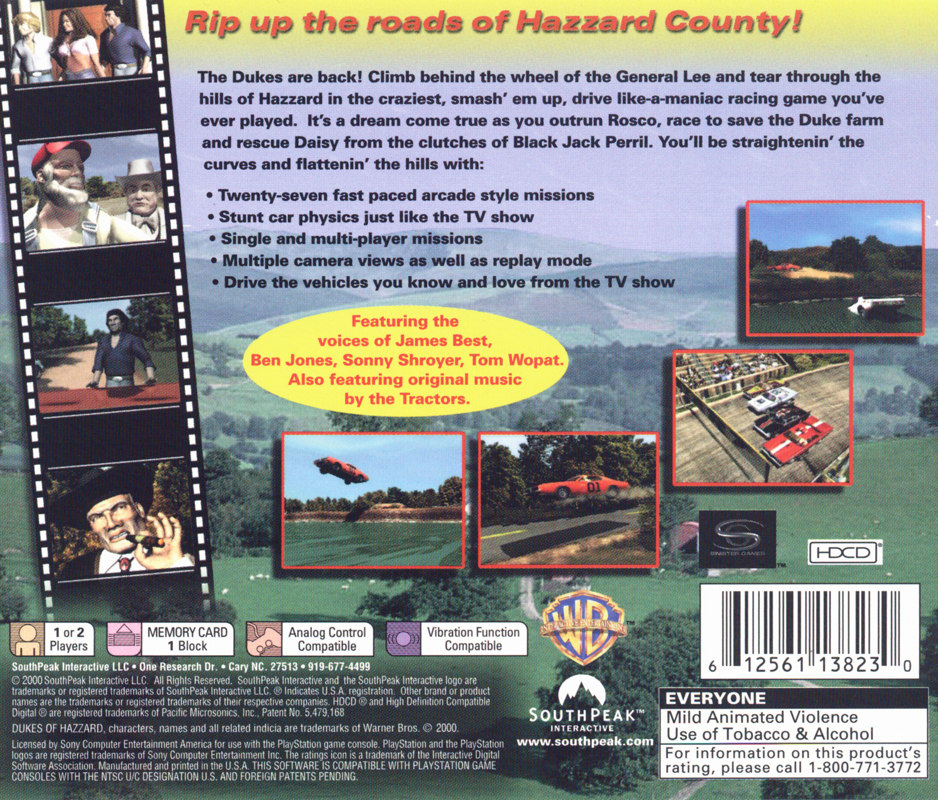 The Dukes Of Hazzard Racing For Home Cover Or Packaging Material Mobygames 3191