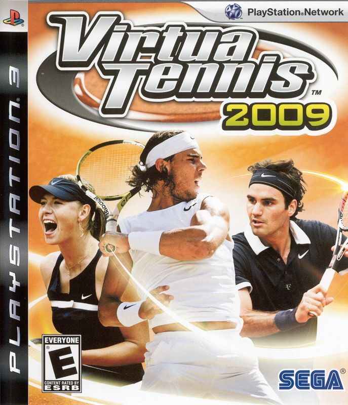 Front Cover for Virtua Tennis 2009 (PlayStation 3)