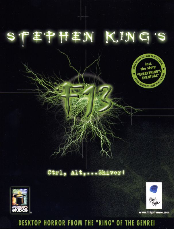 Front Cover for Stephen King's F13: Ctrl, Alt, ...Shiver (Macintosh and Windows)