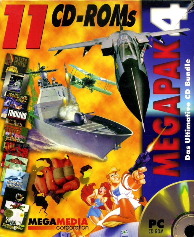 Front Cover for Megapak 4 (DOS)
