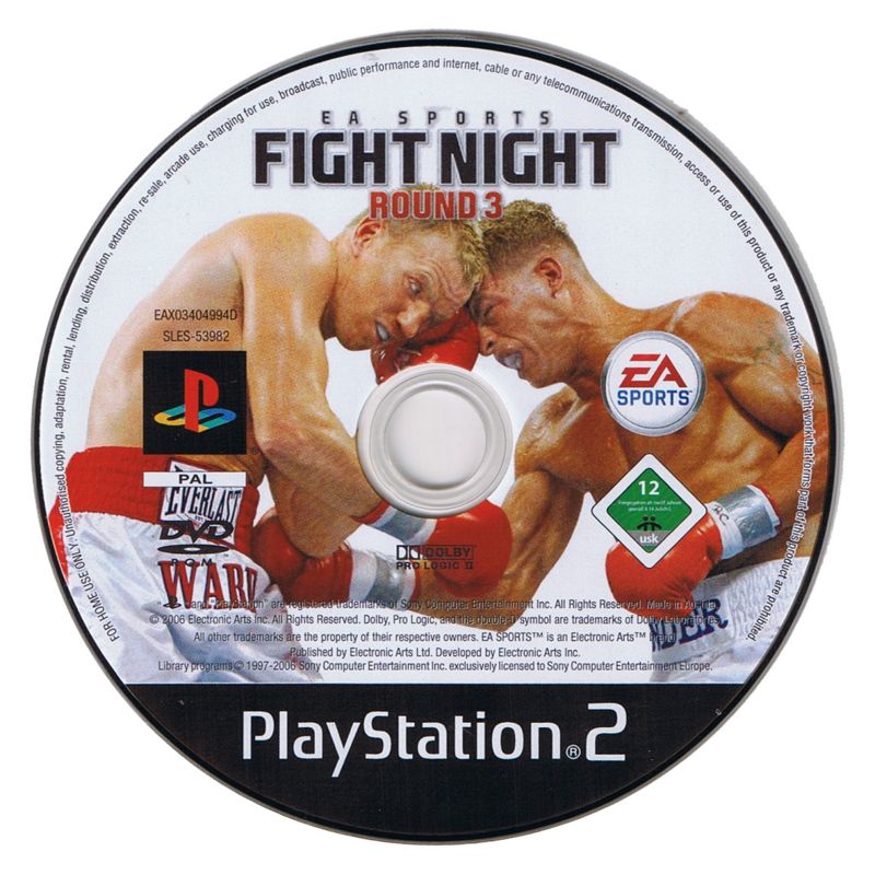 Media for Fight Night Round 3 (PlayStation 2)