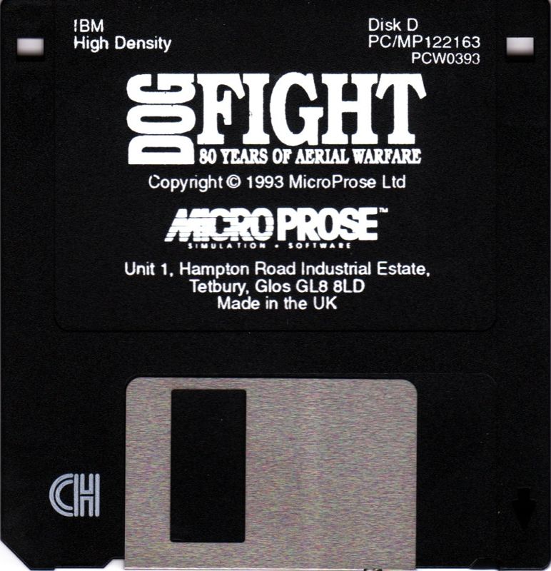 Media for Air Duel: 80 Years of Dogfighting (DOS): Disk 4/4 (A-D)