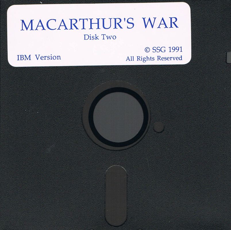 Media for MacArthur's War: Battles for Korea (DOS) (5.25" Floppy Disk release): Disk Two