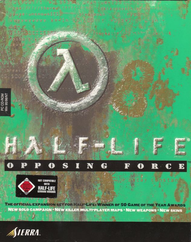 Front Cover for Half-Life: Opposing Force (Windows) (US version)
