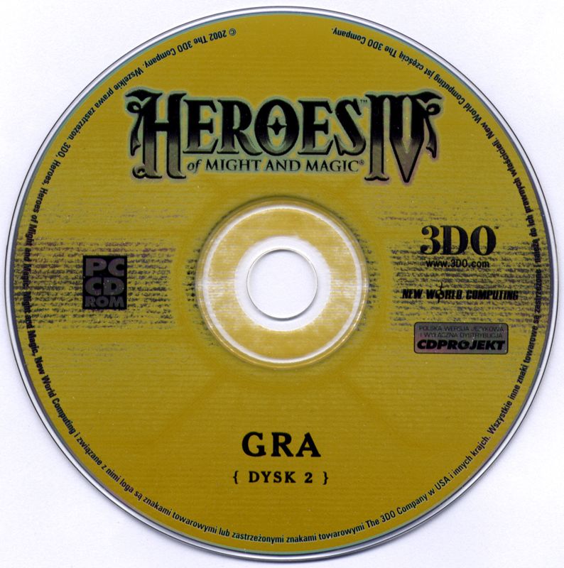Media for Heroes of Might and Magic IV (Windows) (Includes Heroes of Might & Magic and Heroes of Might & Magic II Gold as a free bonus): Disc 2 - Play