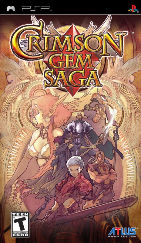 Front Cover for Crimson Gem Saga (PSP)