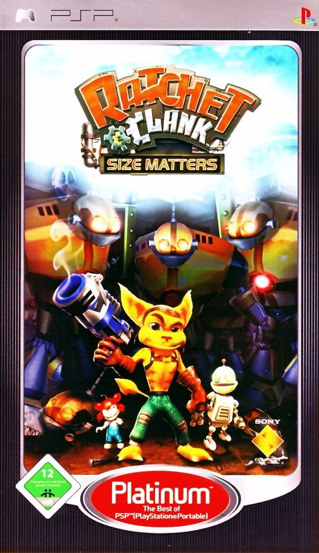 Front Cover for Ratchet & Clank: Size Matters (PSP) (Platinum release)