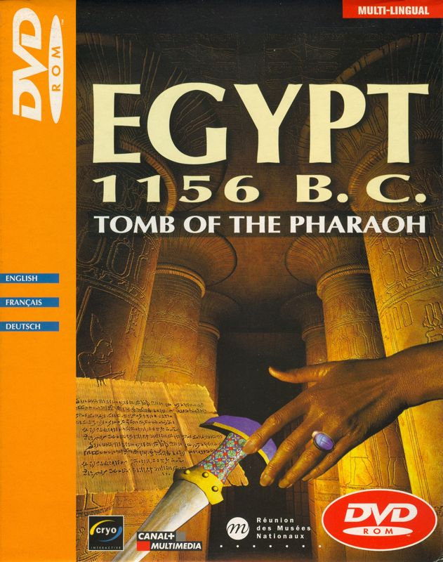 Front Cover for Egypt 1156 B.C.: Tomb of the Pharaoh (Windows) (European DVD version)