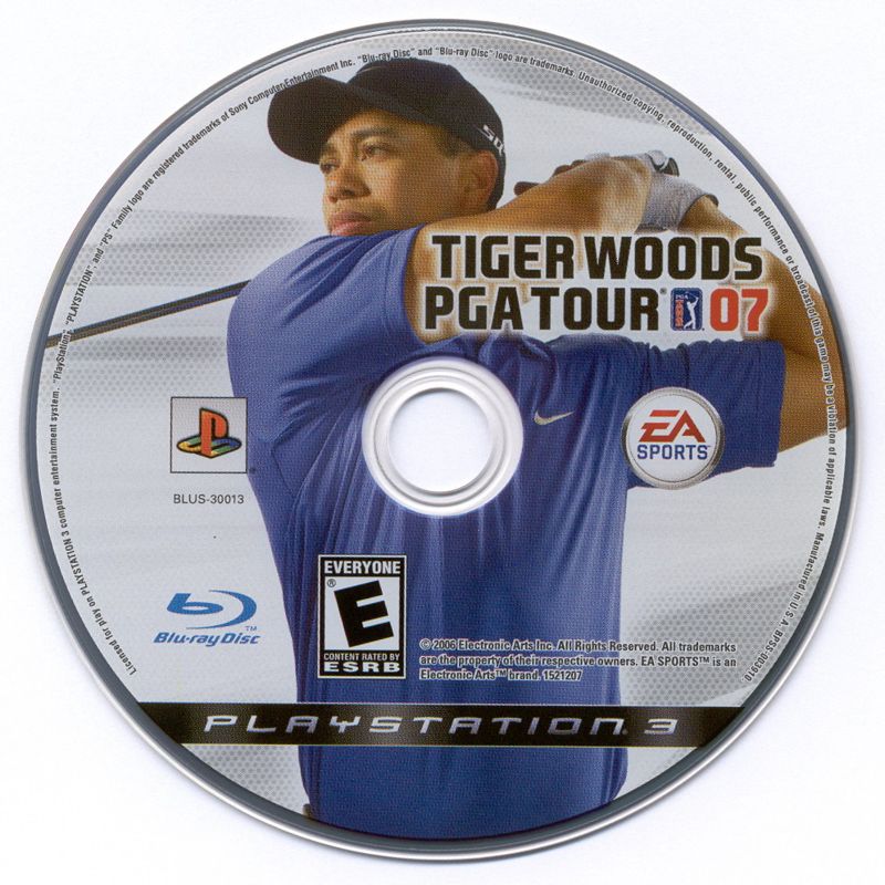 Media for Tiger Woods PGA Tour 07 (PlayStation 3)