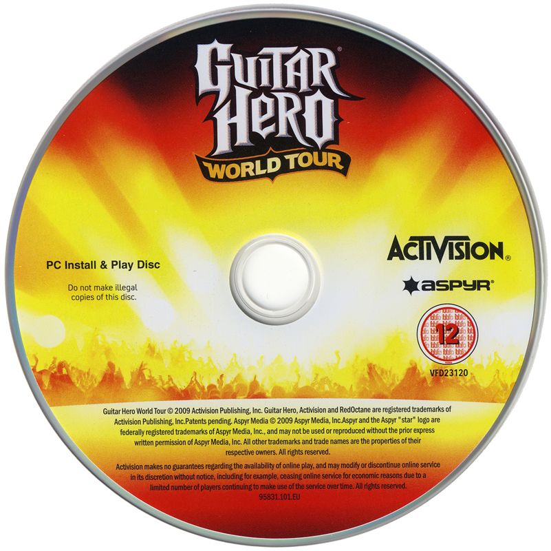 Media for Guitar Hero: World Tour (Windows) (Box w/ Guitar Controller & Game)