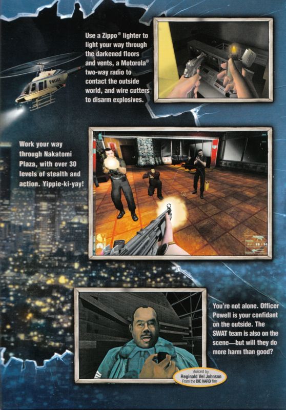 Inside Cover for Die Hard: Nakatomi Plaza (Windows): Right Flap