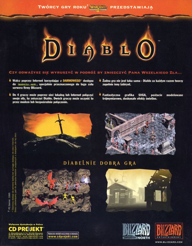 Back Cover for Diablo (Windows)