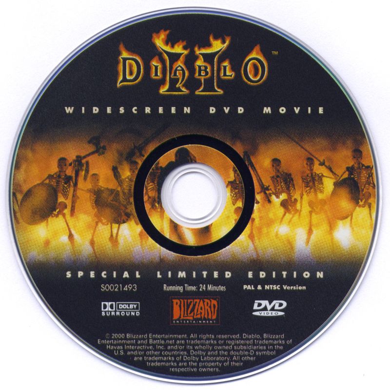 Extras for Diablo II (Collector's Edition) (Windows): Movies & Trailers DVD