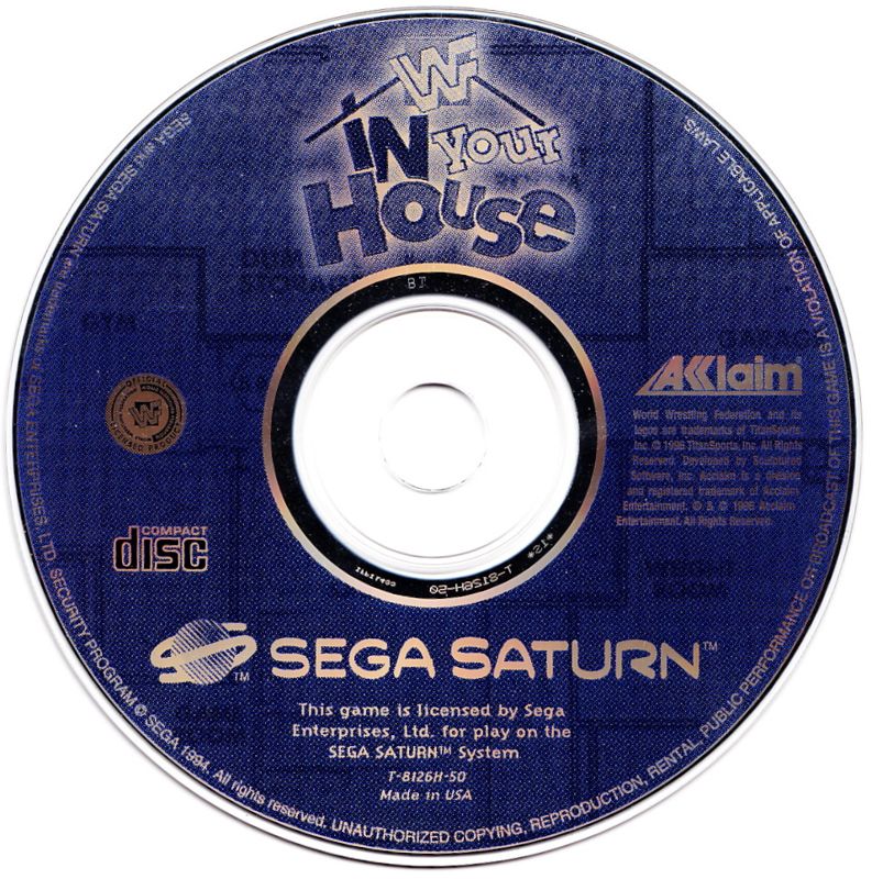 Media for WWF in Your House (SEGA Saturn)