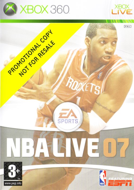 Front Cover for NBA Live 07 (Xbox 360)