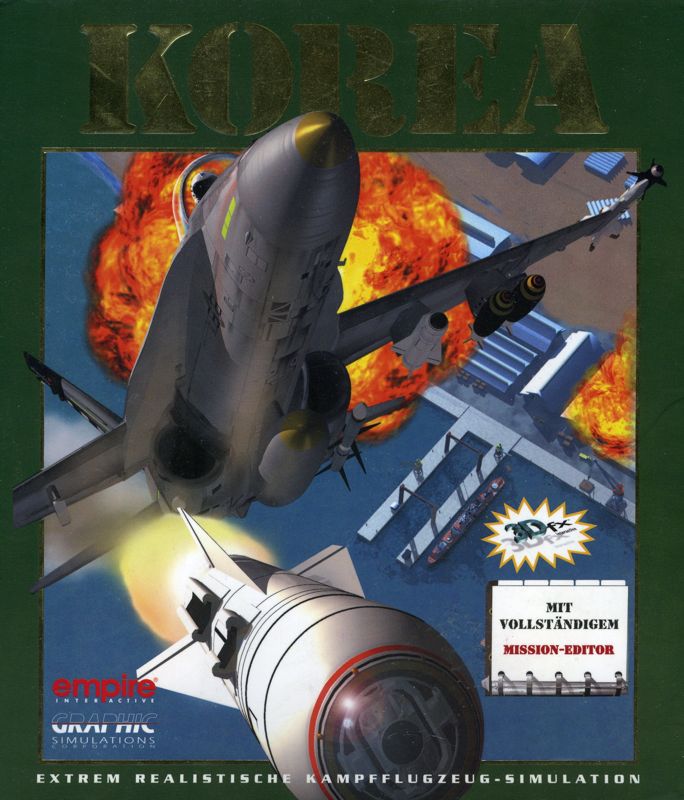 Front Cover for F/A-18 Korea (Windows) (Hammer Preis release)