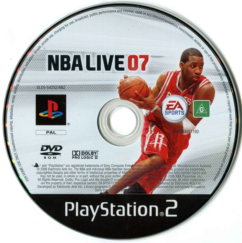 Media for NBA Live 07 (PlayStation 2)