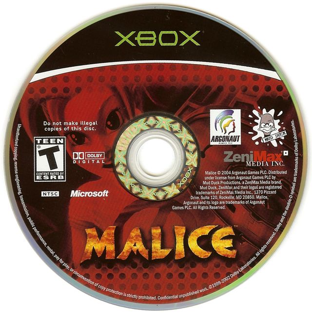 Media for Malice (Xbox)