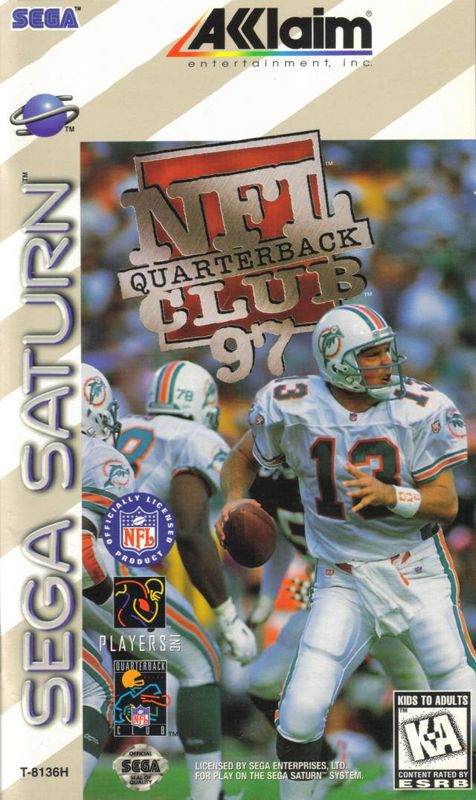 Front Cover for NFL Quarterback Club 97 (SEGA Saturn)