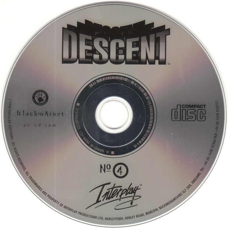 Media for Descent (DOS) (blackmArket release)