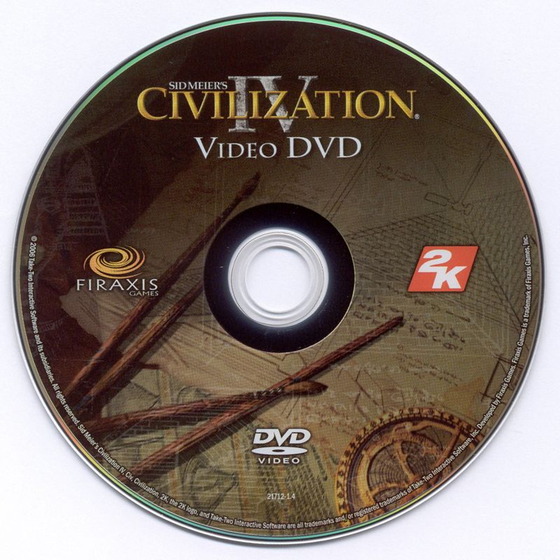 Extras for Sid Meier's Civilization IV (Game of the Year Edition) (Windows): Video DVD