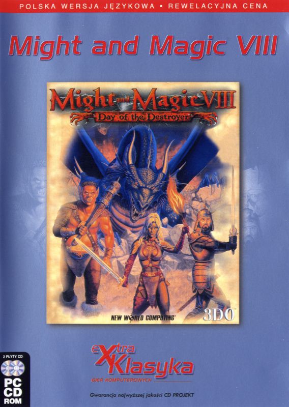Might and Magic VIII: Day of the Destroyer cover or packaging
