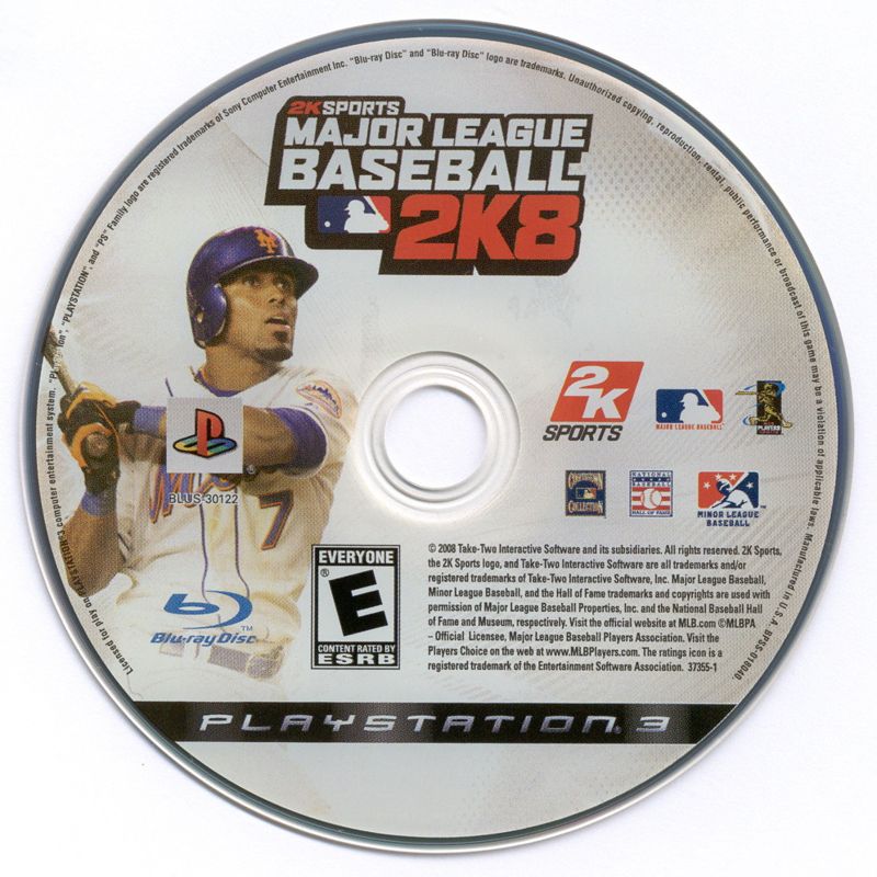Media for Major League Baseball 2K8 (PlayStation 3)